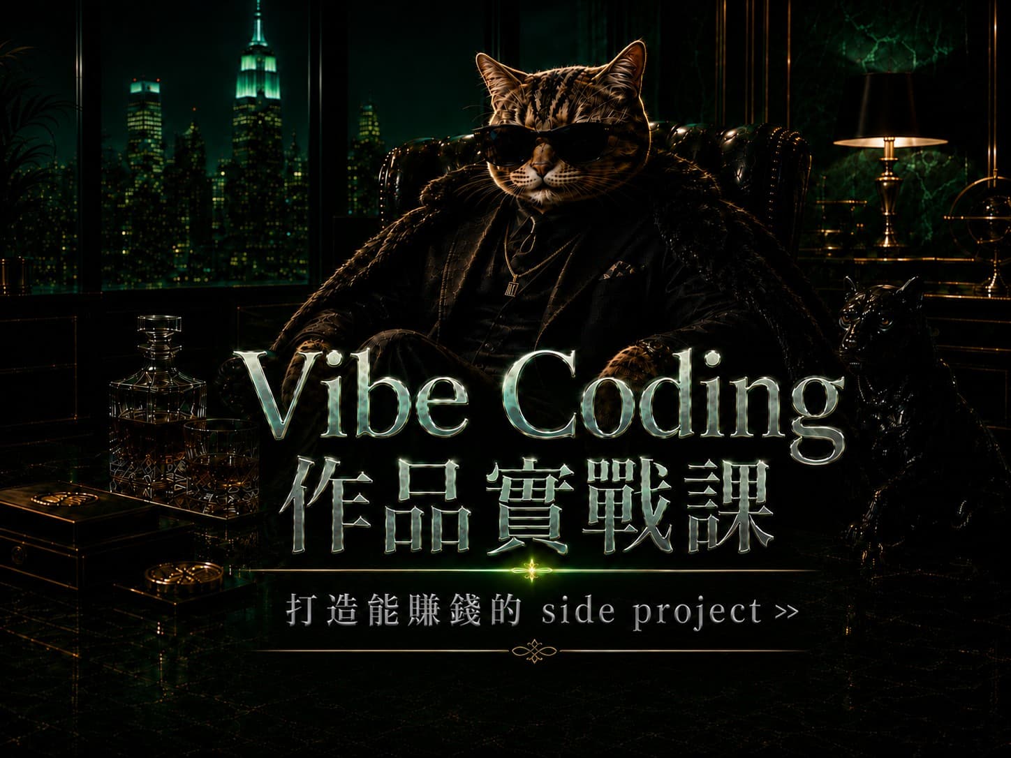 Vibe Coding 作品實戰課，打造能賺錢的side project