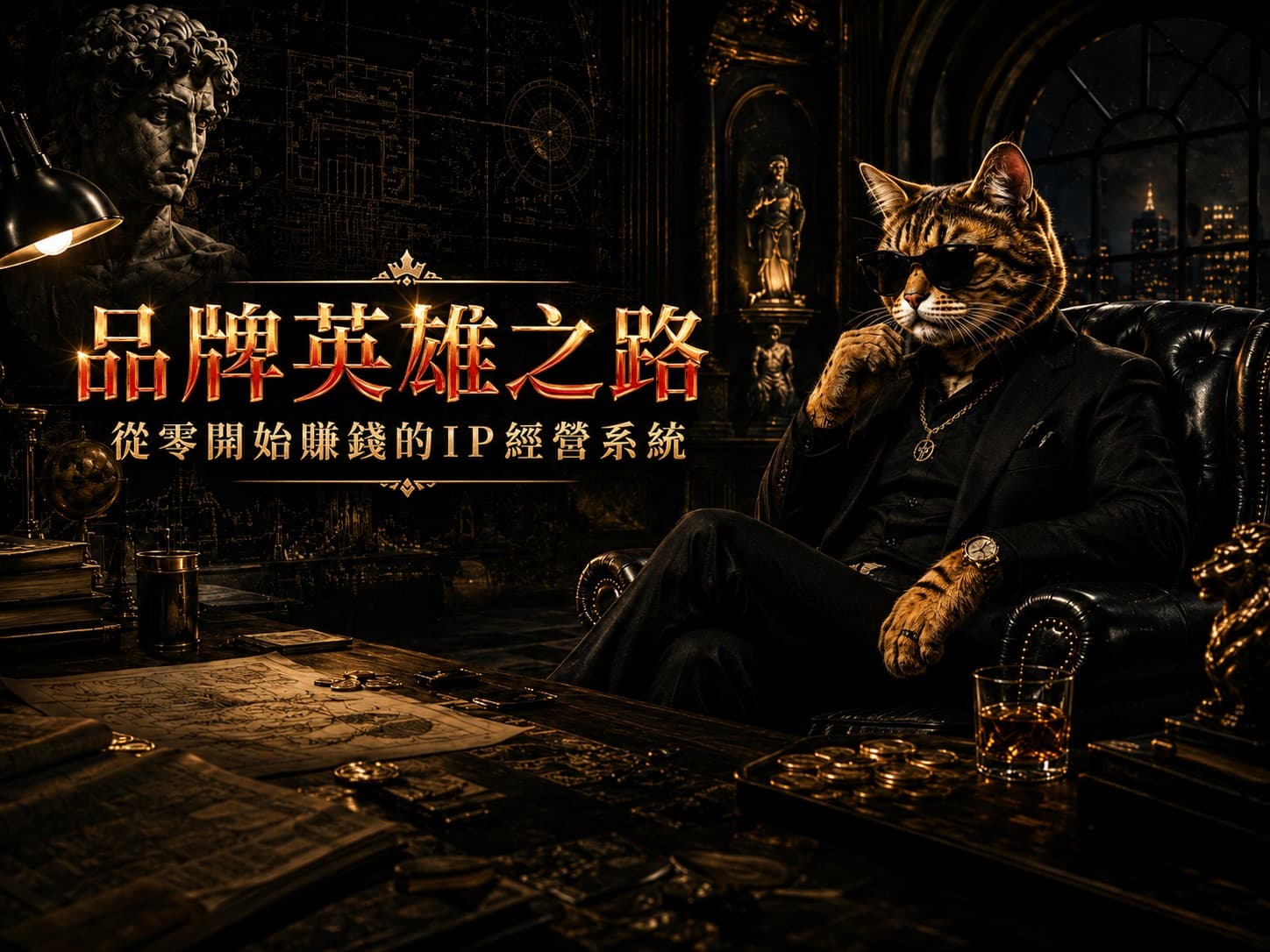品牌英雄之旅，從零開始賺錢的IP經營系統