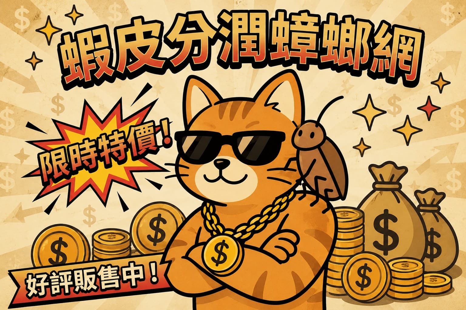 蝦皮分潤蟑螂網教學+會員資格(贈送)